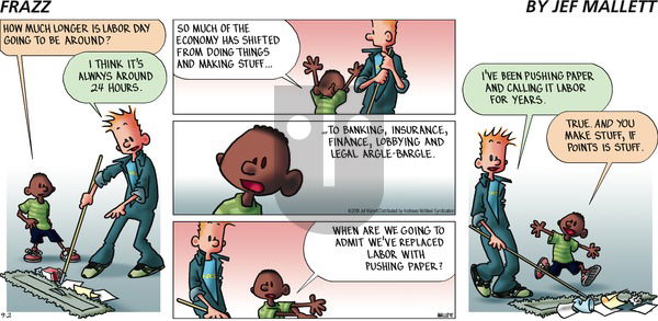 Frazz on Sunday September 2, 2018 Comic Strip
