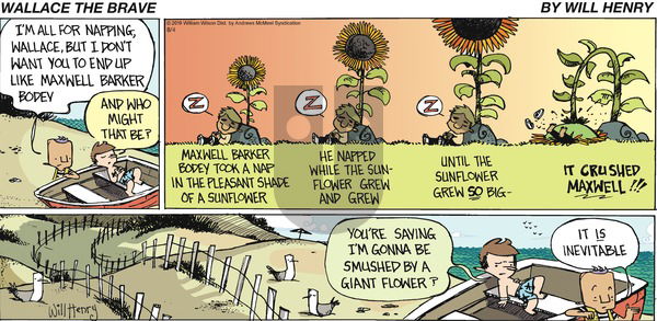 Wallace the Brave on Sunday August 4, 2019 Comic Strip