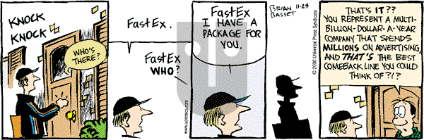 Adam@Home on Friday November 24, 2000 Comic Strip