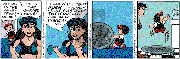 Nancy on Thursday August 16, 2012 Comic Strip