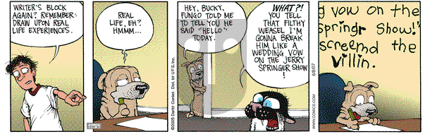 Get Fuzzy on Friday June 8, 2007 Comic Strip