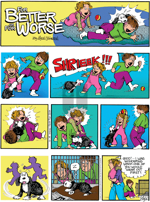 For Better or For Worse - Sunday November 16, 2008 Comic Strip