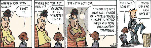 Frazz on Wednesday March 4, 2009 Comic Strip