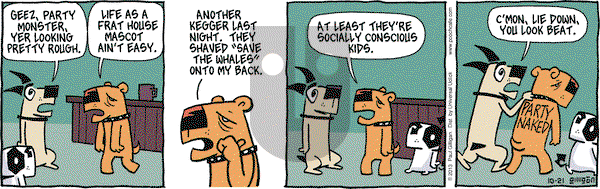 Pooch Cafe on Monday October 21, 2013 Comic Strip