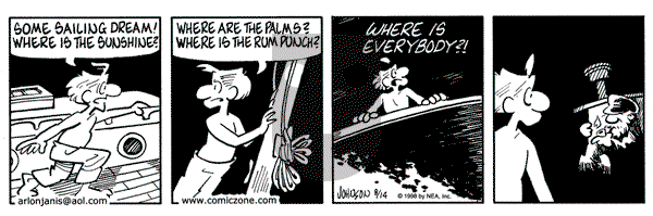 Arlo and Janis on Friday August 14, 1998 Comic Strip