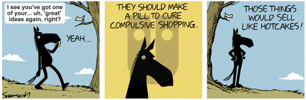 Dark Side of the Horse on Sunday April 29, 2012 Comic Strip