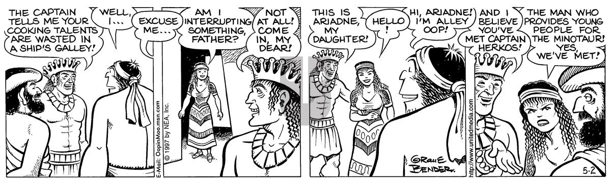 Alley Oop - Friday May 2, 1997 Comic Strip