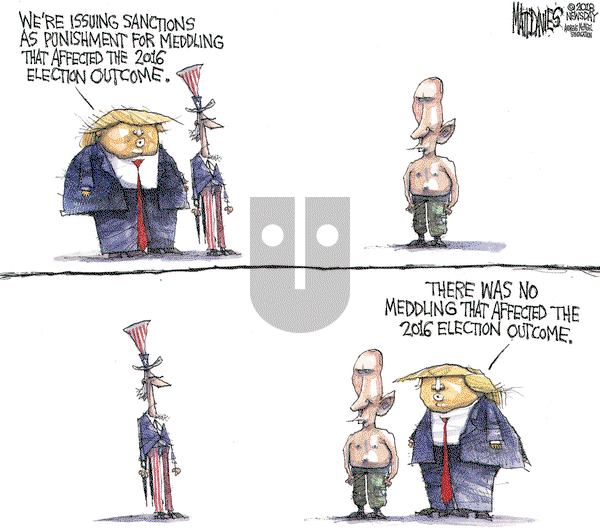 Matt Davies on Friday March 16, 2018 Comic Strip