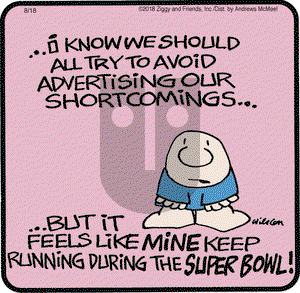 Ziggy on Saturday August 18, 2018 Comic Strip