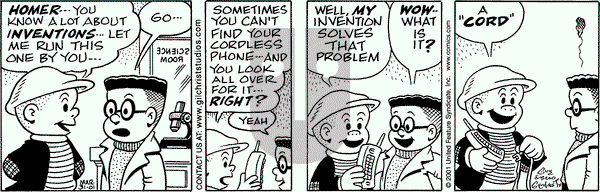 Nancy on Saturday March 31, 2001 Comic Strip