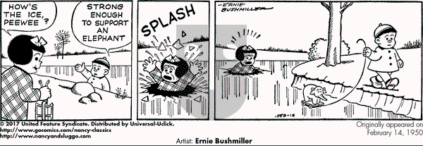 Nancy Classics on Tuesday February 14, 2017 Comic Strip