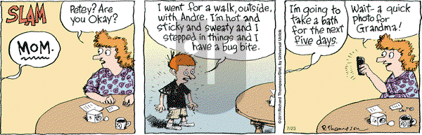 Cul de Sac on Saturday July 23, 2016 Comic Strip