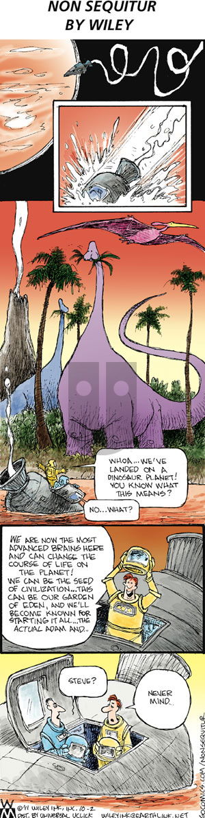 Non Sequitur - Sunday October 2, 2011 Comic Strip