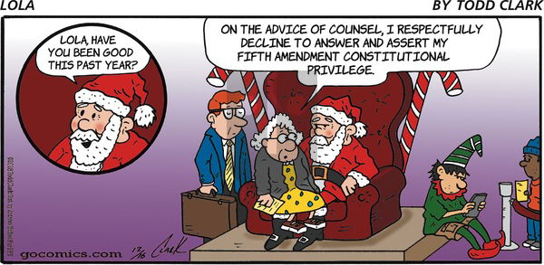 Lola on Sunday December 16, 2018 Comic Strip