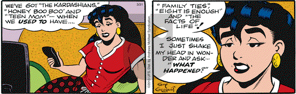 Nancy on Saturday March 31, 2018 Comic Strip
