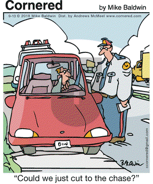 Cornered on Thursday September 13, 2018 Comic Strip