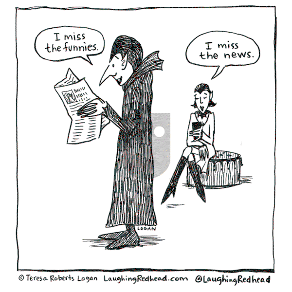 Laughing Redhead Comics on Tuesday June 10, 2025 Comic Strip