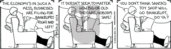 The Born Loser on Saturday December 13, 2008 Comic Strip