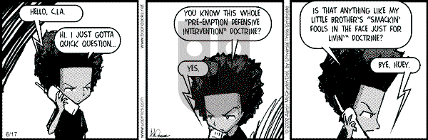 The Boondocks on Monday March 31, 2025 Comic Strip