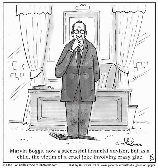 Looks Good on Paper on Monday May 26, 2025 Comic Strip