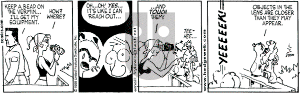 Over the Hedge on Friday January 7, 2000 Comic Strip