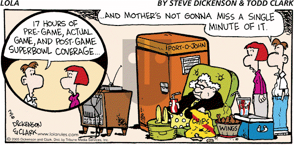 Lola on Sunday February 6, 2005 Comic Strip