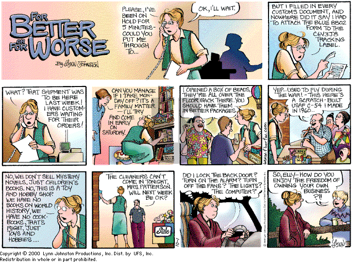 For Better or For Worse - Sunday October 1, 2000 Comic Strip