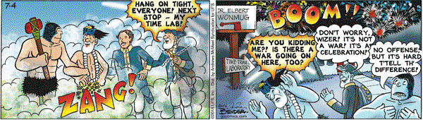 Alley Oop on Wednesday July 4, 2018 Comic Strip