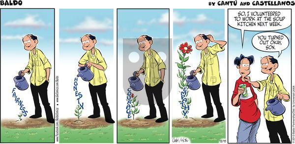 Baldo on Sunday December 15, 2013 Comic Strip