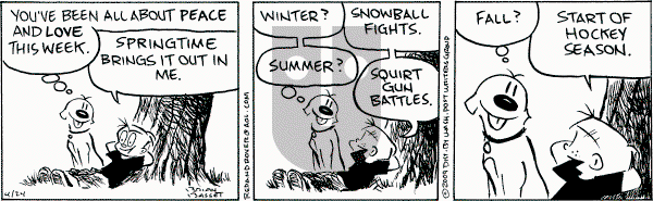 Red and Rover on Friday April 24, 2009 Comic Strip