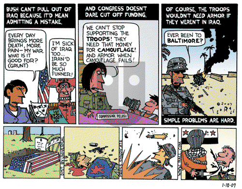 Ted Rall on Thursday January 18, 2007 Comic Strip