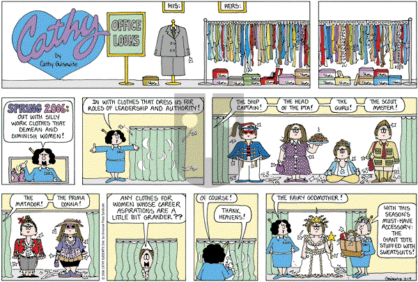 Cathy Classics - Sunday March 19, 2006 Comic Strip