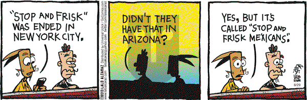 La Cucaracha on Thursday August 29, 2013 Comic Strip