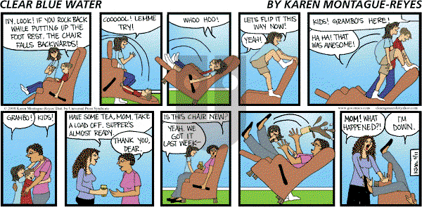 Clear Blue Water on Sunday May 11, 2008 Comic Strip