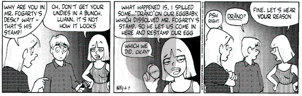 Luann on Wednesday June 7, 2000 Comic Strip
