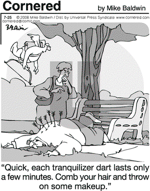 Cornered on Friday July 25, 2008 Comic Strip