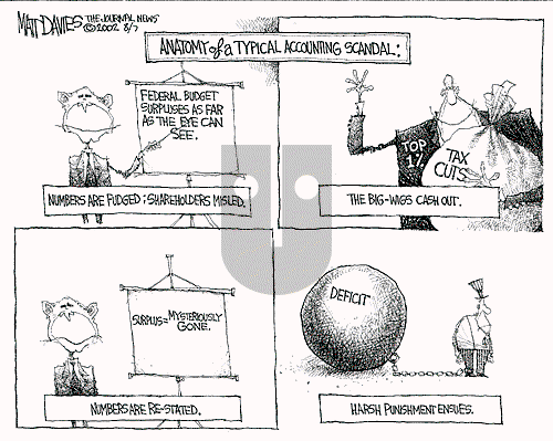 Matt Davies on Wednesday August 7, 2002 Comic Strip