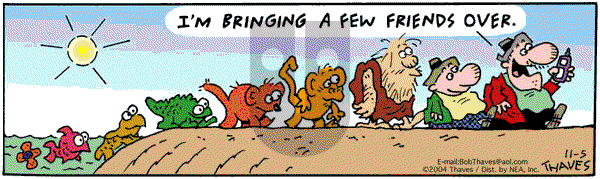 Frank and Ernest - Friday November 5, 2004 Comic Strip