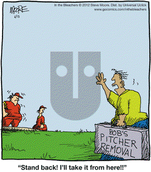 In the Bleachers on Wednesday June 13, 2012 Comic Strip