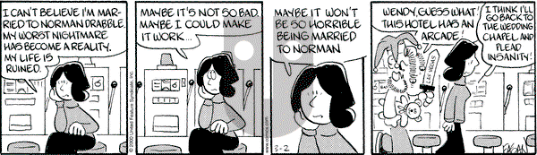 Drabble on Thursday March 2, 2000 Comic Strip