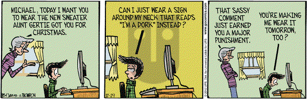 Grand Avenue on Saturday December 29, 2012 Comic Strip