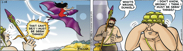 Alley Oop on Tuesday January 14, 2014 Comic Strip