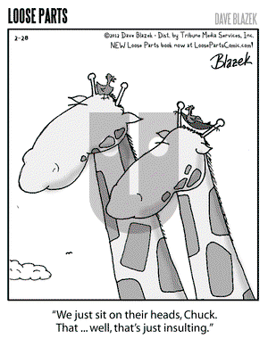 Loose Parts - Tuesday February 28, 2012 Comic Strip