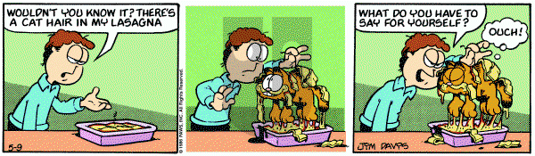 Garfield on Friday May 9, 1986 Comic Strip