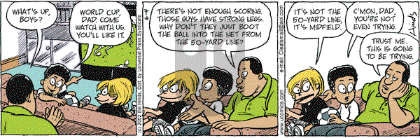 Cleats on Tuesday June 4, 2002 Comic Strip