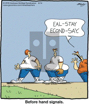 In the Bleachers on Friday June 14, 2019 Comic Strip