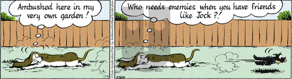 Fred Basset on Monday November 6, 2017 Comic Strip