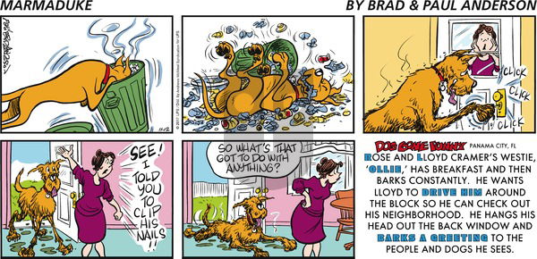 Marmaduke on Sunday November 12, 2017 Comic Strip