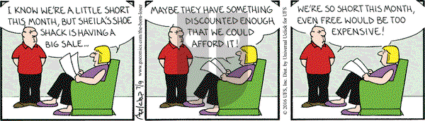 The Born Loser on Saturday July 9, 2016 Comic Strip