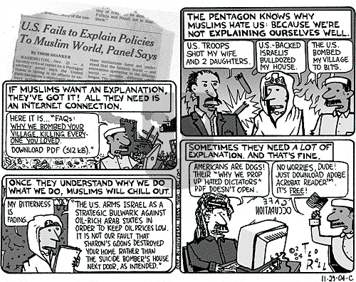 Ted Rall on Monday November 29, 2004 Comic Strip